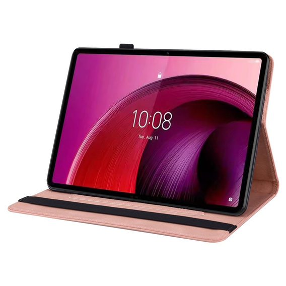 Pouzdro pro Lenovo Tab M11, Butterfly, růžové