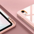 Pouzdro pro iPad 10.9" 2022 (10 gen.), Smartcase Hybrid, se slotem na stylus, Marble růžové