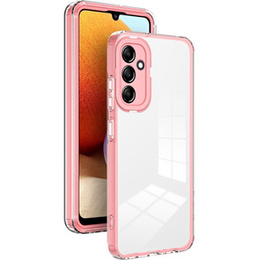 Pouzdro pro Samsung Galaxy A14 5G, Fusion Hybrid, transparentní / růžové