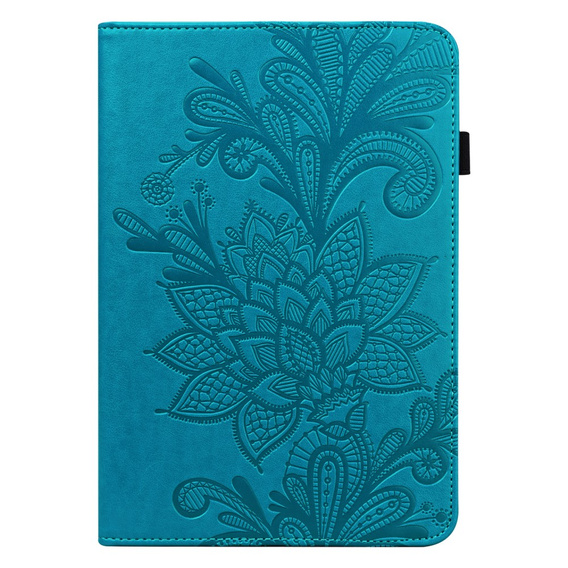 Pouzdro s klopou pro Lenovo Tab M9, flower, modré
