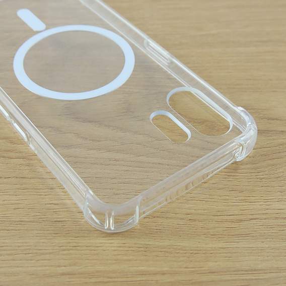 Pouzdro pro Nothing Phone 2, Fusion Hybrid, pro MagSafe, průhledné