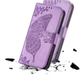 Klopové pouzdro pro Realme 12 Pro 5G / 12 Pro+ 5G, Butterfly, fialové