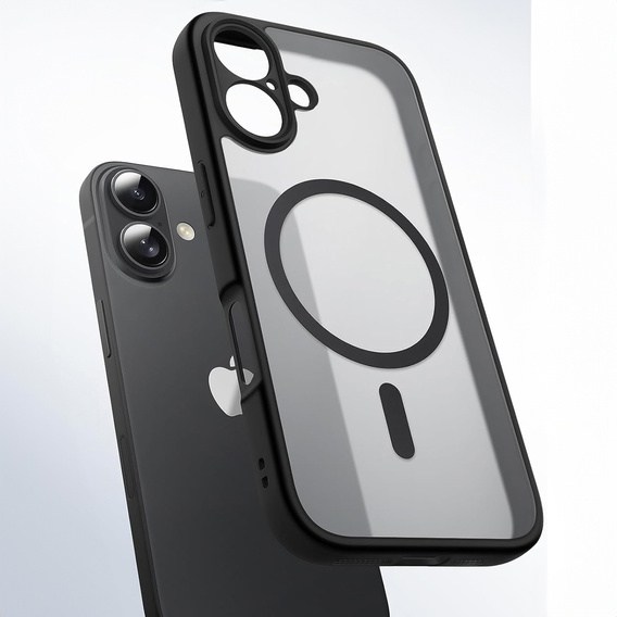 Matné pouzdro pro iPhone 17, pro Magsafe, matně černé