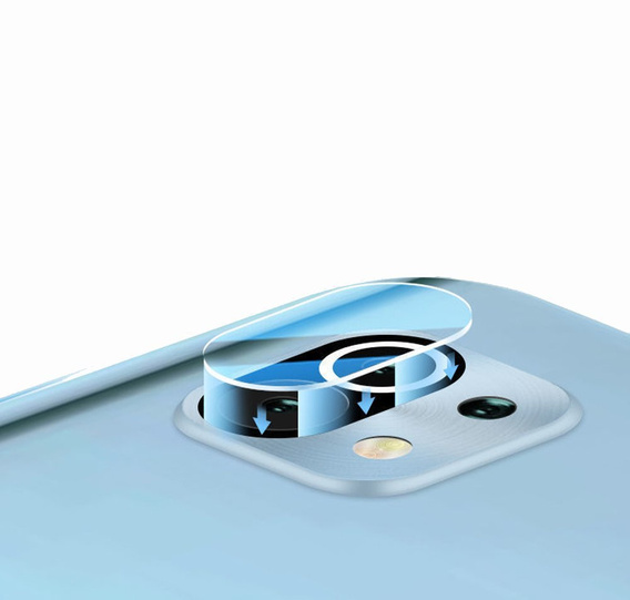 Tvrzené sklo na fotoaparát pro Xiaomi Mi 11 Lite / Mi 11 Lite 5G / 11 Lite 5G NE, modré