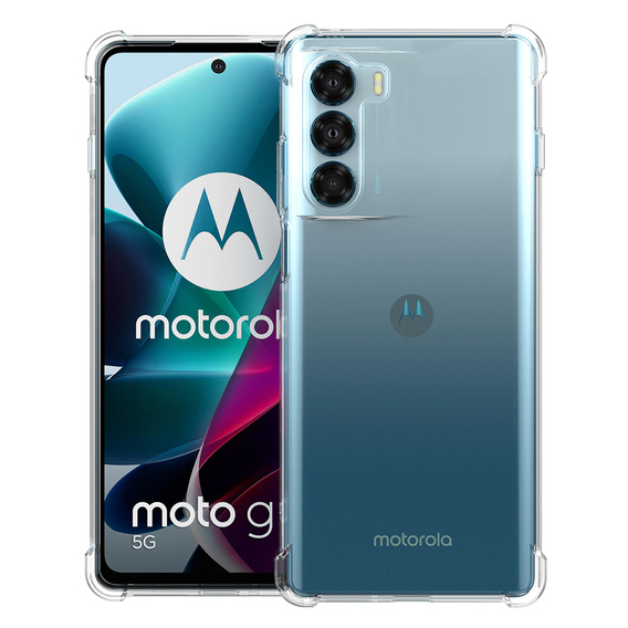 Pouzdro pro Motorola Moto G200 5G, Dropproof, průhledné
