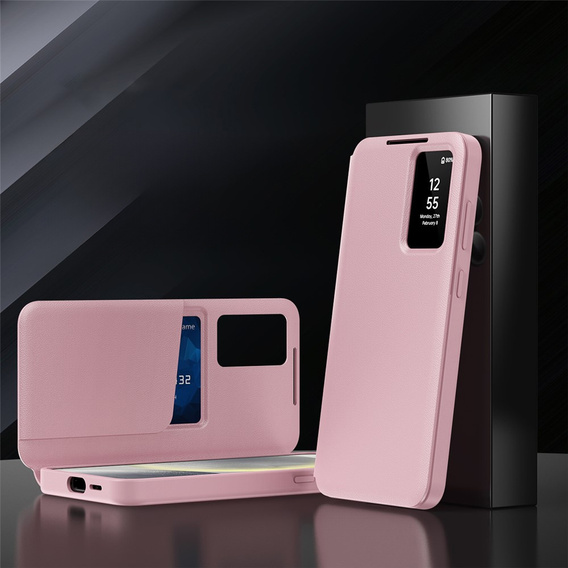 Pouzdro s klopou Smart View Wallet pro Samsung Galaxy S25 FE