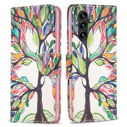 Klopové pouzdro pro Samsung Galaxy A35 5G, Wallet, Tree of Life