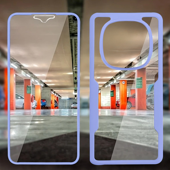 Pouzdro pro Xiaomi Redmi Note 14 Pro 5G, Shockproof, s fólií, fialové