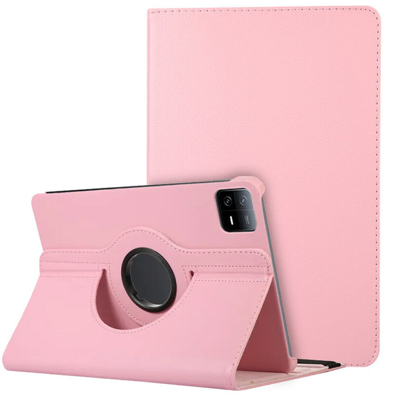 Pouzdro pro Xiaomi Redmi Pad SE 11" TB330FU 10.95", otočné o 360°, růžové