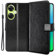 Klopové pouzdro pro OnePlus Nord CE 3 Lite 5G, Crazy Horse Wallet, černé