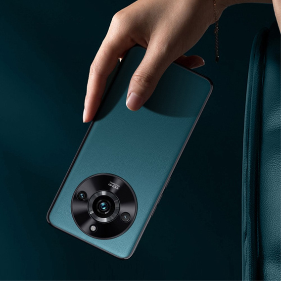 Kožené pouzdro pro Realme 11 Pro 5G / Pro+ 5G, leather hybrid, zelené