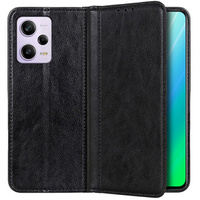 Pouzdro pro Xiaomi Redmi Note 12 Pro+ 5G, Wallet Litchi Leather, černé