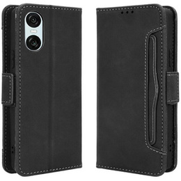 Klopové pouzdro pro Sony Xperia 10 VI, Card Slot, černé