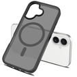 Matné pouzdro pro iPhone 17, pro MagSafe, průsvitné černé