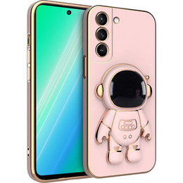 Pouzdro pro Samsung Galaxy S22, Astronaut, růžové rose gold