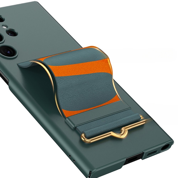 Pouzdro pro Samsung Galaxy S23 Ultra, GKK Strap Case, zelené