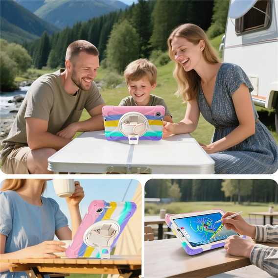 Pevné pouzdro s podstavcem a ramenním popruhem pro Lenovo Tab One