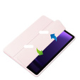 Pouzdro pro Samsung Galaxy Tab S9 FE / S10 FE, Smartcase Hybrid, se slotem na stylus, růžové