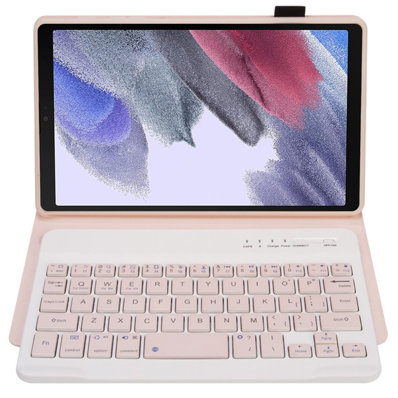 Pouzdro + klávesnice Samsung Galaxy Tab A7 Lite 8.7 T220 / 225, růžové rose gold