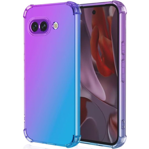 Pouzdro pro Google Pixel 9A, Gradient Dropproof, Fialová / modrá