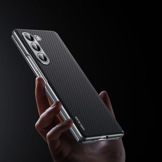 Pouzdro SULADA Carbon Fiber pro MagSafe pro Samsung Galaxy Z Fold6 5G, černé