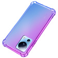 Pouzdro pro Xiaomi 13 Lite, Gradient Dropproof, Fialová / modrá