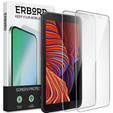 2x tvrzené sklo pro Samsung Galaxy Xcover 5, ERBORD 9H Hard Glass na displeji