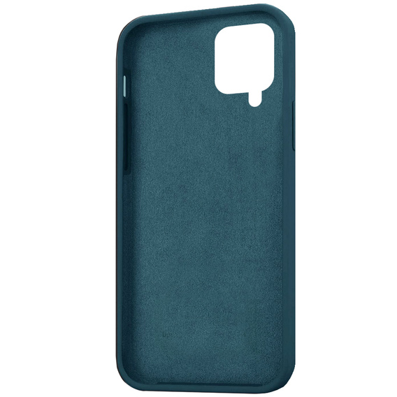 Pouzdro pro Samsung Galaxy A12 / M12 / A12 2021, Silicone Lite, tmavě zelené