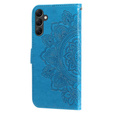 Klopové pouzdro pro Samsung Galaxy A14 4G/5G, Mandala Flower, modré