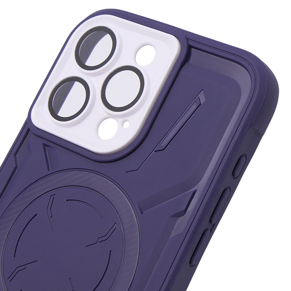 Pouzdro pro iPhone 15 Pro Max, ERBORD Armor Mag, fialové