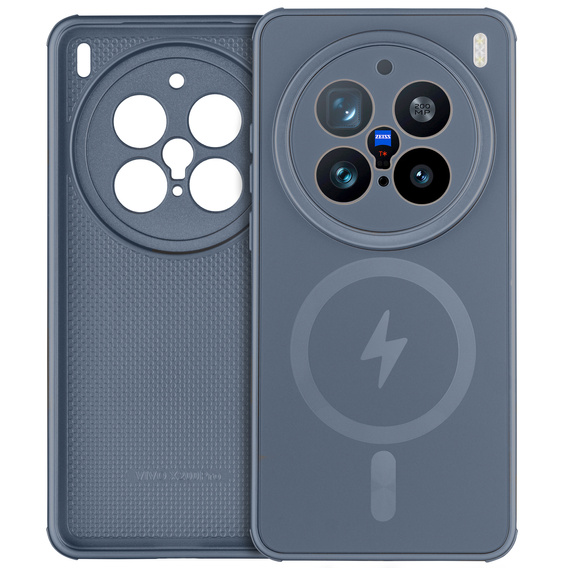 Pouzdro pro Vivo X200 Pro 5G, MagSafe, stříbrné,