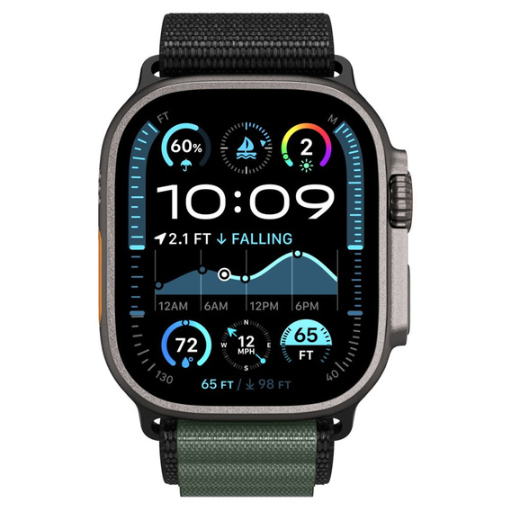 Řemínek Spigen WBF1 Band pro Apple Watch 8/9/10/11/SE/Ultra 1/2 (44/45/46/49 mm)