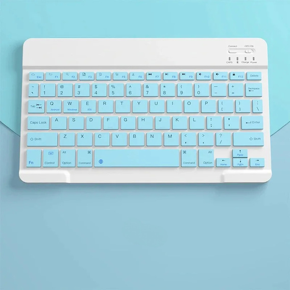 Sada bezdrátové klávesnice s myší Bluetooth pro Android / Windows, modrá