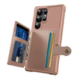 Pouzdro pro Samsung Galaxy S25 Ultra, Card Holder Kickstand, černé