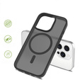 Pouzdro ERBORD MagSafe pro iPhone 16 Pro, Matte Case, aktivní tlačítko, matný / černý
