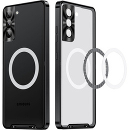 Ochranné pouzdro na fotoaparát pro Samsung Galaxy S21 FE 5G, CamShield MagSafe, transparentní / černé