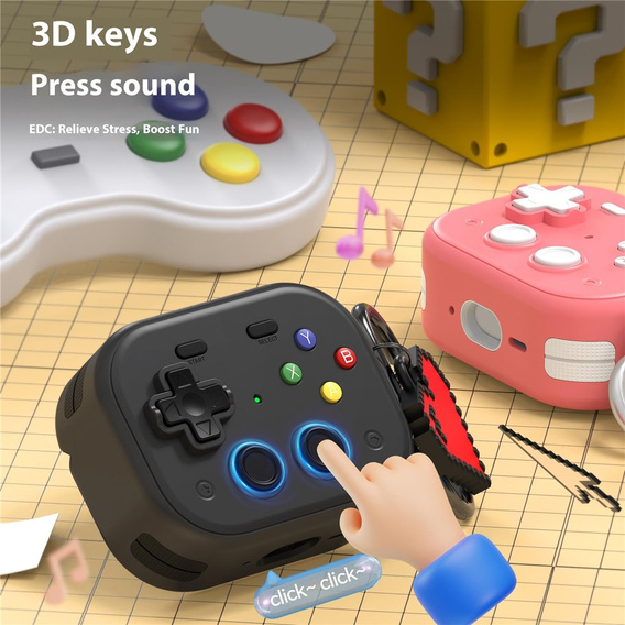 Retro pouzdro na konzoli se srdíčkem pro AirPods Pro 3