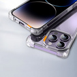 Pouzdro pro iPhone 14 Pro, ERBORD CornerShield, průhledné