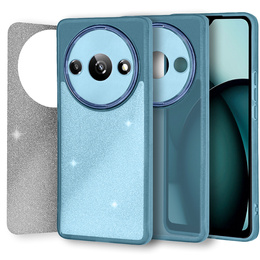 Pouzdro pro Xiaomi Redmi A3, Glittery Powder, modré