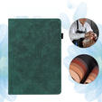 Pouzdro s klopou pro Xiaomi Redmi Pad SE 11", flower, zelené