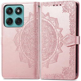 Klopové pouzdro pro Motorola Edge 60 / 60 Fusion, Mandala, růžové