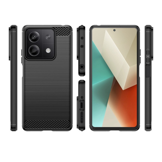 Pouzdro pro Xiaomi Redmi Note 13 5G, Carbon, černé