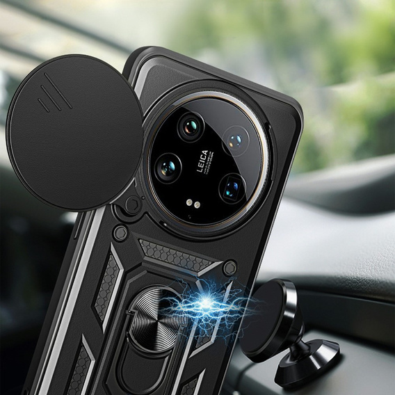 Pouzdro pro Xiaomi 14 Ultra, CamShield Slide, černé