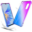 Pouzdro pro Oppo A17, Gradient Dropproof, Fialová / modrá