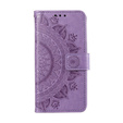 Klopové pouzdro pro Xiaomi Redmi Note 13 Pro 4G / Xiaomi Redmi Note 14S / Xiaomi Poco M6 Pro 4G, Mandala, fialové