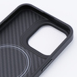 Pouzdro pro iPhone 15 Pro Max, Aramid Fiber Cover, černé