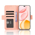 Klopové pouzdro pro Honor 400 Pro 5G, Card Slot, růžové