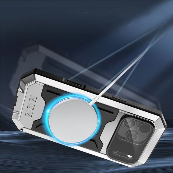 Pevné pouzdro R-JUST s krytem displeje a stojánkem pro iPhone 17 Pro