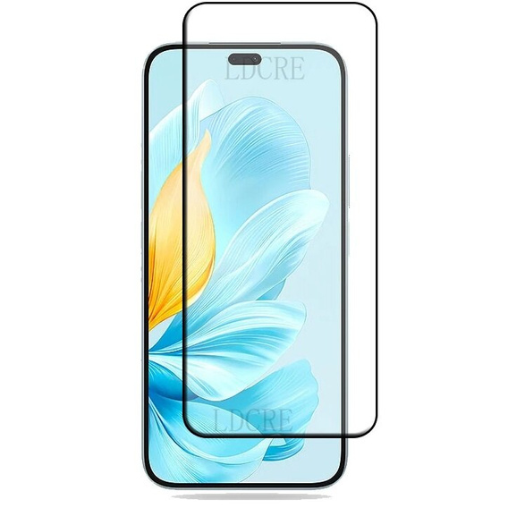 3D tvrzené sklo pro Honor 200 lite, černý rámeček