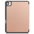 Pouzdro pro iPad Pro 11" 2024 (5 gen.), Smartcase s prostorem pro stylus, růžové
